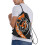 Bengals-Kordelzugbeutel, faltbar, Unisex, klein 3