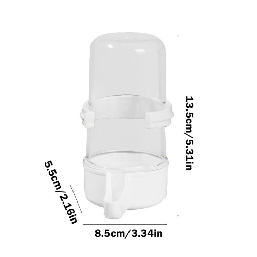 Bird Water Dispenser Plastic 240 mL Leak-Proof 2