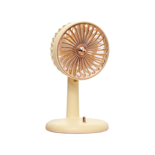 Ventilateur de bureau rechargeable USB à deux vitesses et angle réglable 1