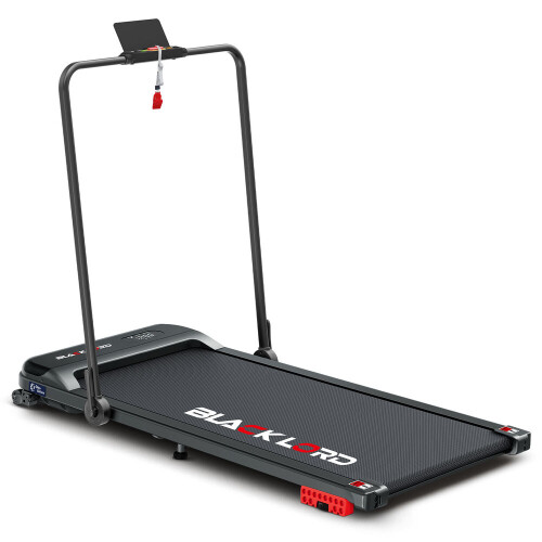 BLACK LORD Tapis de Course/Marche Électrique Maison Bureau Incliné Pliable
