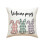 Housse de coussin jeté de Pâques pour la maison (1 pièce) 2