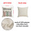 Housse de coussin jeté de Pâques pour la maison (1 pièce) 3
