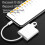 Adaptador USB-C 2 en 1 de carga y OTG para iPhone 7