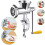 Tritacarne manuale DERCLIVE con 3 imbuti 3
