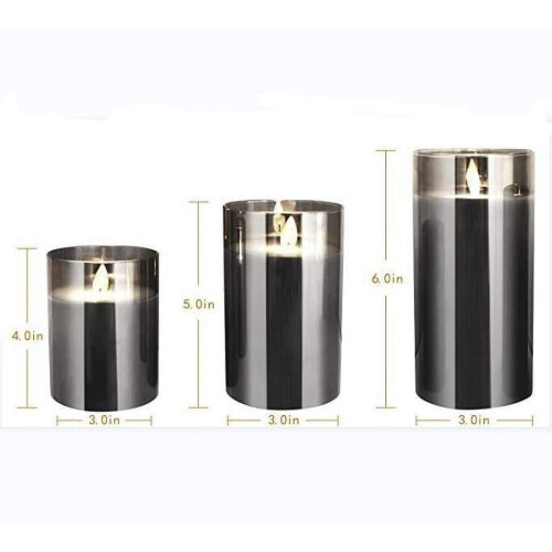 Electronic Candle with Remote Control LED Flame Home Decor 1
