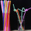 Flexible Plastic Drinking Straws 10.2 Inches 500 Pcs 4