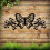 Black Metal Butterfly Wall Art Modern Decor 1 Piece 3
