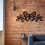 Black Metal Butterfly Wall Art Modern Decor 1 Piece 4
