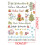 Kerstkaarsstickers van waterdicht vinyl (1 vel) 3
