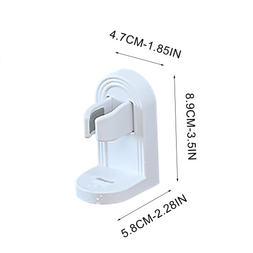 Support mural pour brosse à dents en caoutchouc souple (1 pièce) 2