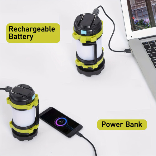 LED-Campinglaterne, 6 Modi, 4000 mAh, tragbar, Notfall 2