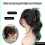 Extensiones de cabello de coleta cortas con pinza (1 pieza) 6