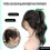 Extensiones de cabello de coleta cortas con pinza (1 pieza) 8