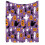Couverture d'Halloween en flanelle noire et blanche 127 x 152 cm 2