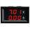 Einbau-Voltmeter Amperemeter Digital LED 100V 10A 5
