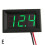Einbau-Voltmeter Amperemeter Digital LED 100V 10A 8