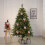 Christmas Tree Balls Flocked Painted 12 Pack 4