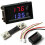Einbau-Voltmeter Amperemeter Digital LED 100V 10A 7