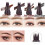 Microblading wenkbrauwpotlood met 4 punten, waterdicht 6