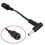 Rund Jack til stik Pigtail Sort 7,4x5,0mm til 4,5x3,0mm 5