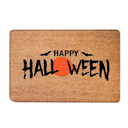 Halloween Rug Rubber Backing 16x24 Inch 1