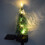 Solar kerstboom voor buiten, versierd met LED-verlichting. 8