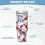 Vaso personalizado de Hello Kitty de 40 oz, acero inoxidable 6