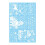 Décorations de fenêtre flocons de neige de Noël (9 feuilles) 2