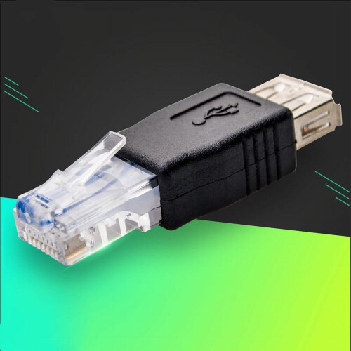 USB2.0Type A met RJ45-connector 1-draads 1