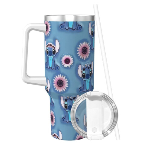 Stitch Personalized 40oz rustfritt stålglass med 1