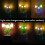 2PCS Mushroom LED Night Light Wall Lamp with Weed Leaf  Saving Bedroom Lamp EU Plug 6