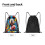Mickey Mouse Turnbeutel, mittelgroß, Unisex 5