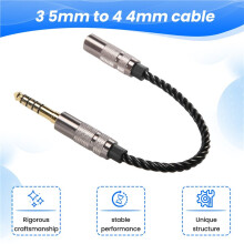 HIFI 4,4 Mm Symmetrischer KopfhöReradapter Audiokabel 4,4 XLR 4 Pin Stecker auf Buchse Winkel
