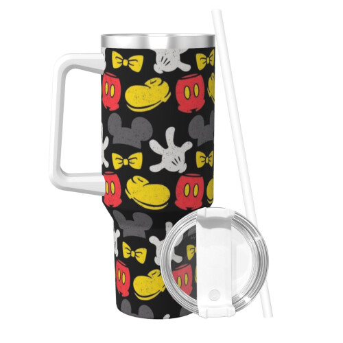 Ποτήρι Mickey Mouse από ανοξείδωτο ατσάλι 40oz με λαβή και 1