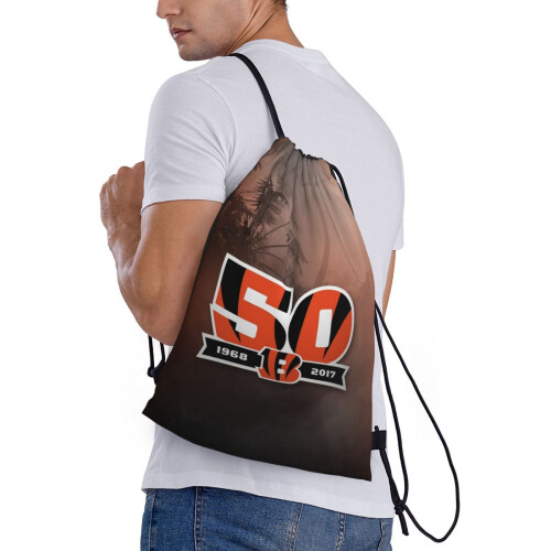 Bengals Classic Kordelzugbeutel Unisex Mittel 2