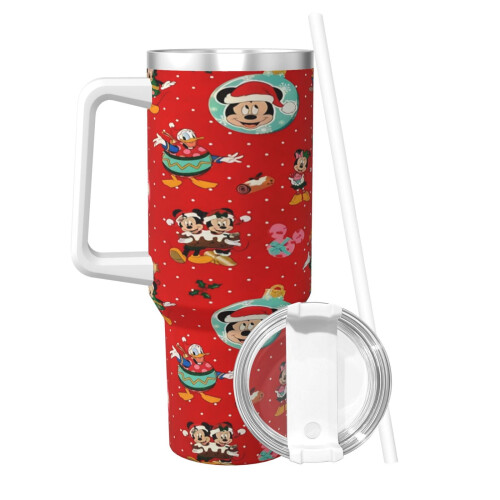 Mickey Mouse-krus i rustfrit stål, 113 ml med hank 1