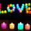 Bougies chauffe-plat LED sans flamme, 12 pièces 4