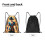 Dragon Ball Turnbeutel, faltbar, unisex, klein 5