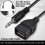 Adaptateur audio AUX vers USB 2.0 Type-A OTG 3