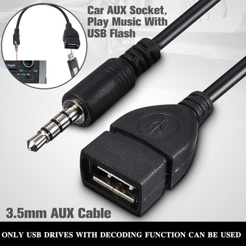 Adaptateur audio AUX vers USB 2.0 Type-A OTG 2