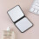 Mini miroir de maquillage carré portable double face pliable1 5
