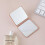 Mini miroir de maquillage carré portable double face pliable1 7