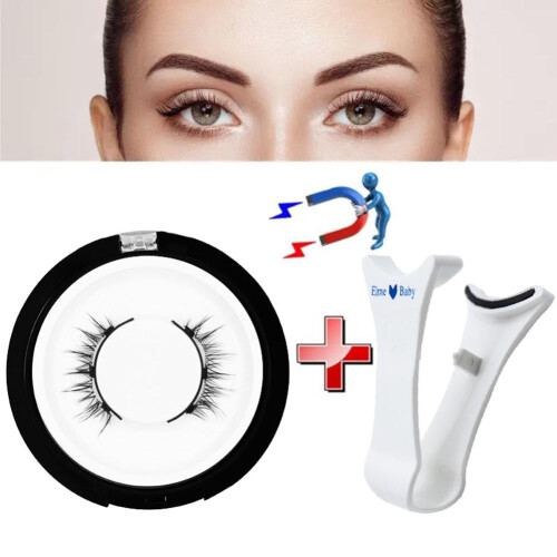 Magnetic 3D False Eyelashes Reusable Natural 1 Pair 2