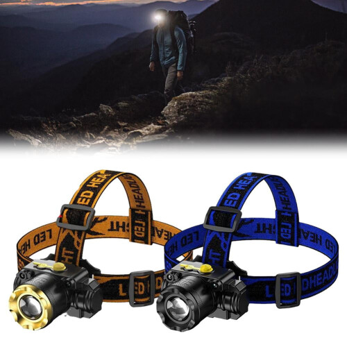Superlys USB-oppladbar hodelykt LED 1-pakning 1