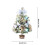 Mini Christmas Tree with Lights White Flocked Tabletop Tree 3