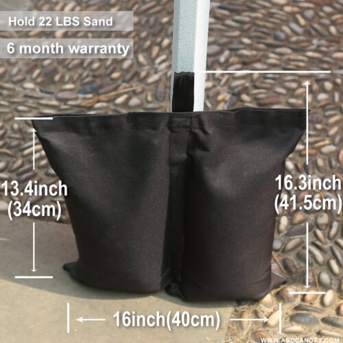 Utomhustältvikt sandsäck stabilisator 2-pack 1