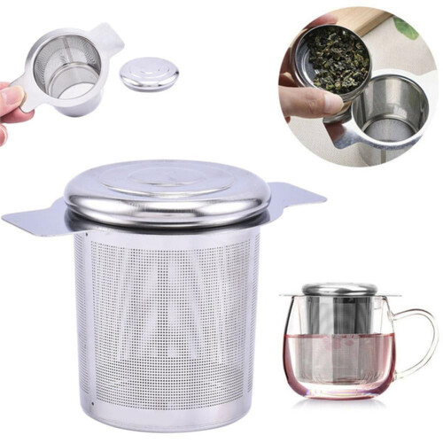 Wiederverwendbarer Teefilter aus Edelstahl, 1 Stück 2