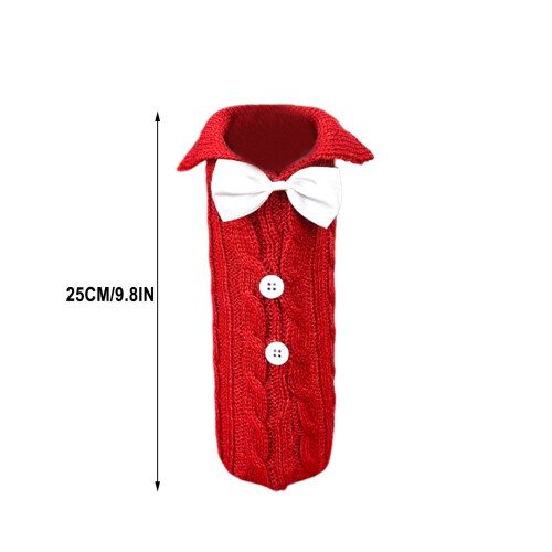 Weihnachtspulloverhülle aus Samtplüsch, 1-teilig 2