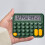 Black Tech Desktop Calculator 12-Digit Ultra-Thin Display 5