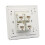 Ethernet-Wanddosenplatte CAT6RJ45 (UK) 3